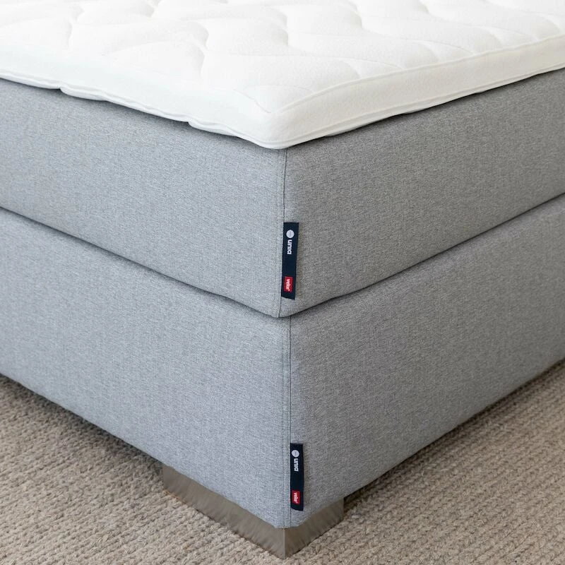 Unia Kulta Jenkkisänkypaketti 160x200 L HR35, Kulma Jaloilla, V.harmaa Fame 170 7 Unia Kulta Jenkkisänkypaketti 160x200 L HR35, Kulma Jaloilla, V.harmaa Fame 170 - Image 5