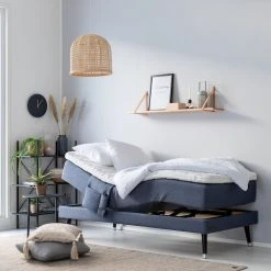 Unia Muoto Moottorisänkypaketti 90x200 Cm L Vaaleanharmaa, Unia 600 Pp, Jalat 23 -Veke Myymälä unia muoto moottorisankypaketti 90cm web