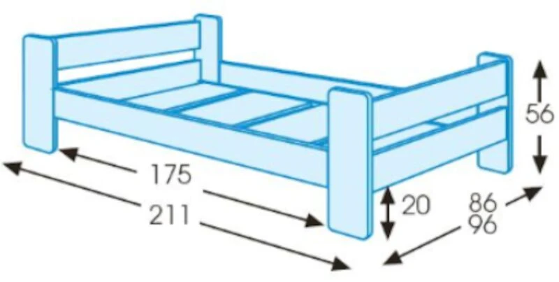 ByNIEMI Unipuu Sänky 90 Ja Sälepohja Valkoinen 4 ByNIEMI Unipuu Sänky 90 Ja Sälepohja Valkoinen - Image 2