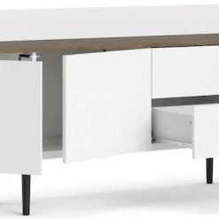 Tvilum Unit Senkki 195 Valkoinen/pähkinä