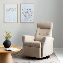 Veke Vakka Mekanismituoli Beige Caprice 101 -Veke Myymälä vakka mekanismituoli kangasverhoiltu beige web 9