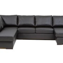 Veke Joel U-kulmasohva Vasen A3D, Musta Bonded Nahka 900 8 Veke Joel U-kulmasohva Vasen A3D, Musta Bonded Nahka 900 -Veke Myymälä vasen110 28 22637 5 web