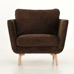 Veke Floss Nojatuoli Tummanruskea Adore 81, Valkotammi Jalat -Veke Myymälä veke floss nojatuoli tummanruskea adore 81 valkotammi jalat 6411858 0 0