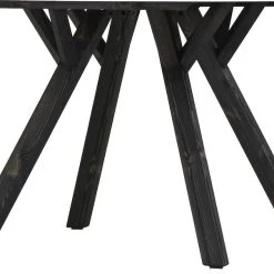 Veke Lana Pyöreän Pöydän Puujalat Musta 5 Veke Lana Pyöreän Pöydän Puujalat Musta -Veke Myymälä veke lana pyorea lankkupoyta jalat musta