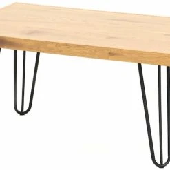 Veke Silmu Sohvapöytä 90x60 Cm Luonnonväri/musta -Veke Myymälä veke silmu sohvapoyta luonnonvari musta 90x60