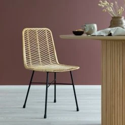 Eureka Cairo Rottinkituoli Luonnonväri -Veke Myymälä verso cairo 6 hengen pyorea ruokailuryhma