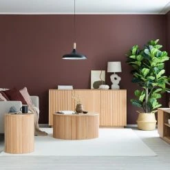 Eureka Verso Tv-taso 160x40 Cm Luonnonväri -Veke Myymälä verso pyorea apupoyta 40 cm web 2