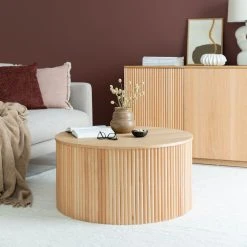 Eureka Verso Sohvapöytä 80 Cm Luonnonväri