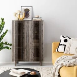 Veke Vieno Kaappi 82x42x121 Cm Vahattu Saarni Musta -Veke Myymälä vieno kaappi 82x42x121 cm vahattu saarni musta web 15