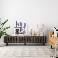 Veke Vieno Tv-taso 190x42 Cm Vahattu Saarni Musta -Veke Myymälä vieno tv taso 190x42 cm vahattu saarni musta web 14