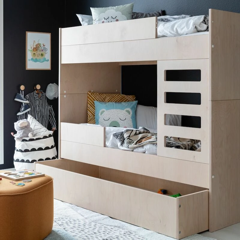 Veke Viviano Vuodevaatelaatikko 165 Cm Koivuvaneri 3 Veke Viviano Vuodevaatelaatikko 165 Cm Koivuvaneri