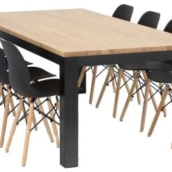 Veke Vuono-Rana 8-hengen Ruokailuryhmä, Musta