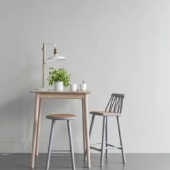 Hans K ZigZag Baarituoli 63cm Valkoinen